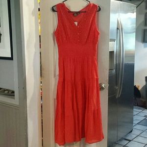Beautiful red summer dress